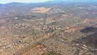 Luchtvliegtuig van Tucson Arizona gezien vanaf vliegtuig 4K