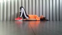 Calisthenics. Workout routine bridge (gluteus)