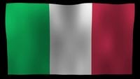 Italian Flag 4K Motion Loop After Effects Template