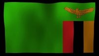 Zambia Flag 4K Motion Loop After Effects Mall
