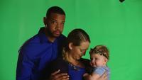 Sad Father Comforts a Crying Mother