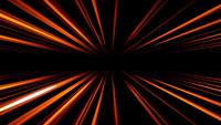 Orange laser rays fading and moving from top and bottom of the scene