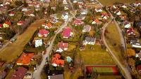 Drone footage in 4K - village