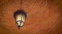 Lamp In The Brick Vault