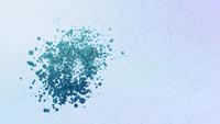 telefoon communicatie pictogram animatie bubbels splatter morphing elementen