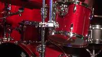 Drummer man drummen - Close up van drummen man