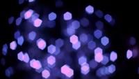 Lila Hexagon Bokeh Lights