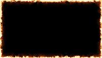 4k Fire Frame Background Clip