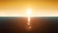 4k Sunset Ocean Landscape Loop