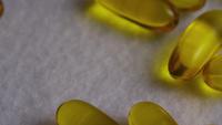 Rotating stock footage shot of vitamins and pills - VITAMINS 0138