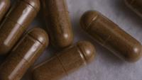 Rotating stock footage shot of vitamins and pills - VITAMINS 0121