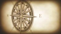 Compass Rose Animation Background Loop