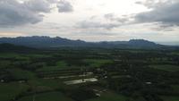 Luchtmening van het platteland van Thailand.