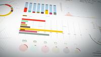Företagsstatistik, marknadsdata och infografisk layout