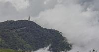 Nebel über dem Gipfel von Phutubberk