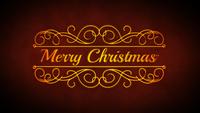 Merry Christmas Elegant Animation Banner