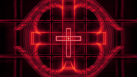 Glowing Christian Cross