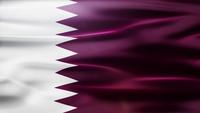 Vlag van Qatar lus