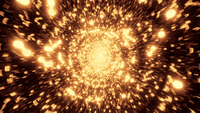 Abstract Golden Galaxy 