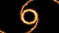 Intro Logo Reveal With Magic Golden Particles In Slow Motion
