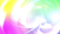 Bright and shiny colorful lens in close up