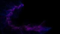 Ondas abstractas azules y violetas