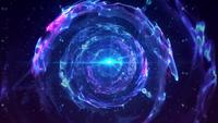 Waves of smoke in space