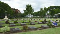 War Cemetery, Bridge Over Kwai River Death Railway Grave