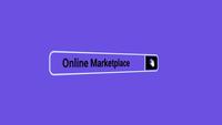 Het Online Concept van de marktzoekmachine.