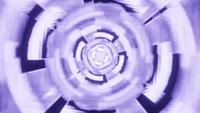 Hypnotic Circular 3d Rendering Passage 4k UHD VJ Loop