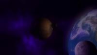 Planeten auf der Galaxie